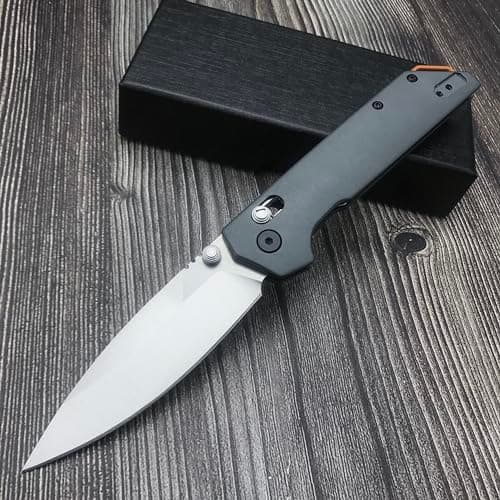 7.91in Foldable Pocket Knife with 8Cr13Mov Steel & Alloy Handle, Thumb Stud & Clip, EDC for Camping & Hunting
