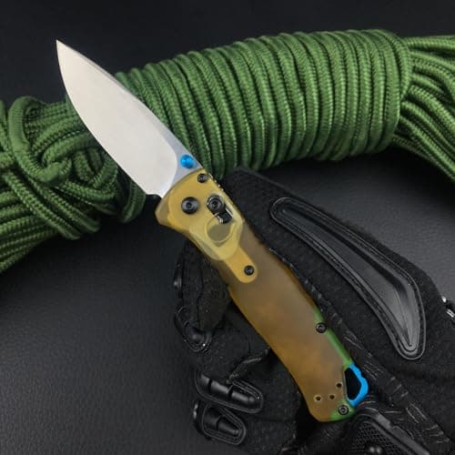 HUAAO EDC Bugout Knife, 440C Steel 2.9" Blade Camping Knife