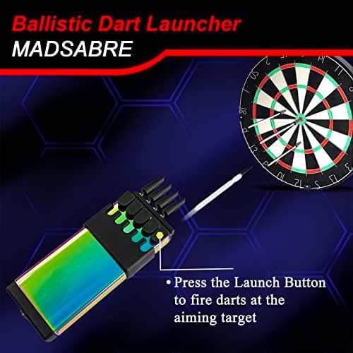 MADSABRE Metal Dart Launcher: Accurate Shooting for Hunting, Camping, and Self-Defense