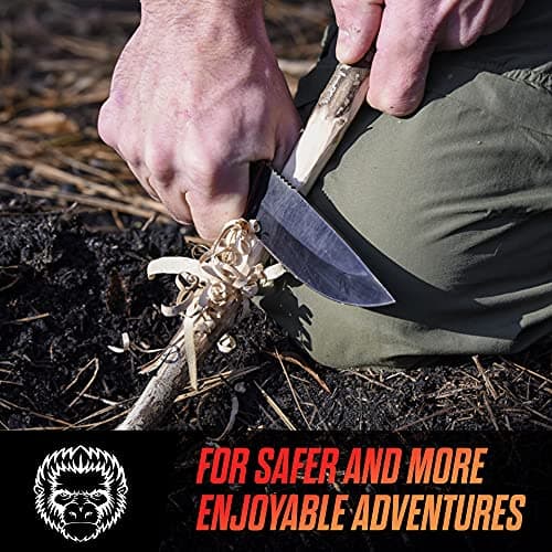 Holtzman's Gorilla Bloodline Full Tang Survival Knife with Kydex Sheath