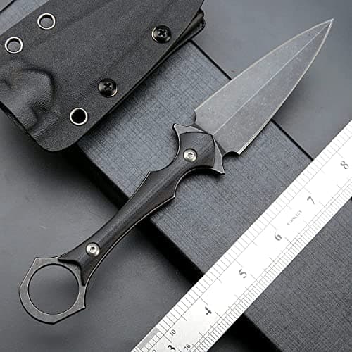 Gtkii GTK292 Fixed Blade Knife: D2 Steel G10 Handle EDC Tool for Outdoor Adventure