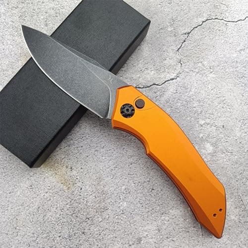 Huaao 8.15 Button Lock Knife for Men
