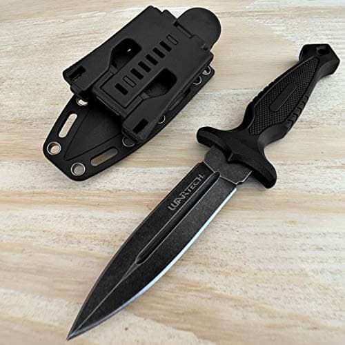 9" Tactical Survival Knife with Molle Sheath Camping Gear