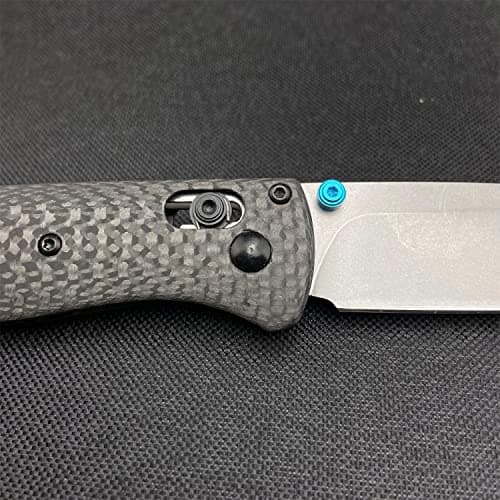 EDC Bugout Knife with Carbon Fiber Handle and Belt Clip
