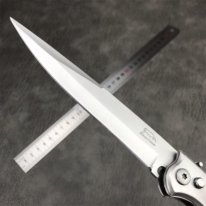 D2 Blade 12 Inch Folding Knife for Men, Outdoor Hiking & Camping
