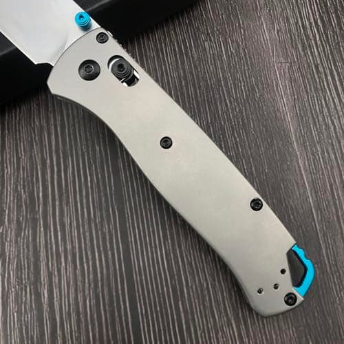Titanium Folding Pocket Knife with Axis Lock, 3.15 440C Blade, for Outdoor, Survival and Camping