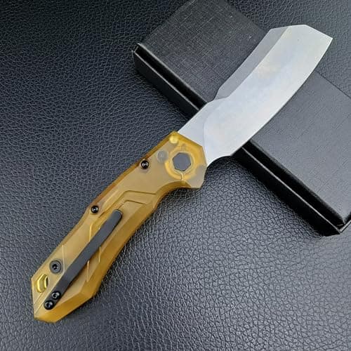 Pocket Knife with Assisted Opening and D2 Blade for EDC, Camping, Hiking - Ideal Gift for Outdoor Enthusiasts