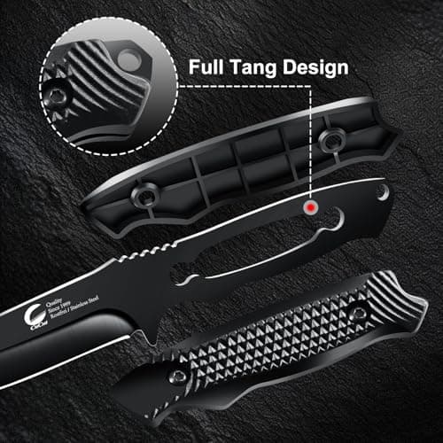 EDC 4-Inch High Grade Stainless Steel Survival Knife for Carving, Camping, Fishing, and More
