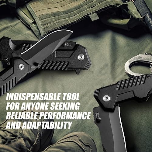 Stainless Steel Point Lock Blade Folding Knife for Camping and Outdoor Adventures