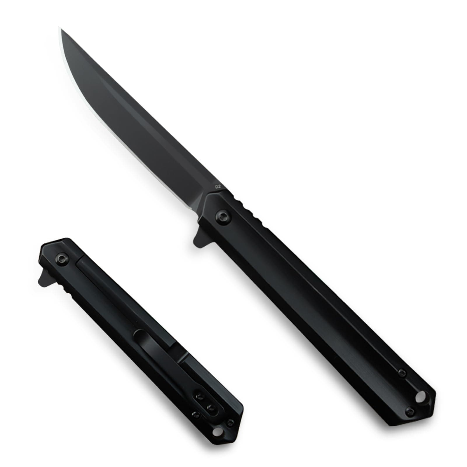 EDC Folding Knife 3.3" D2 Blade, Pocket Clip - Men & Women
