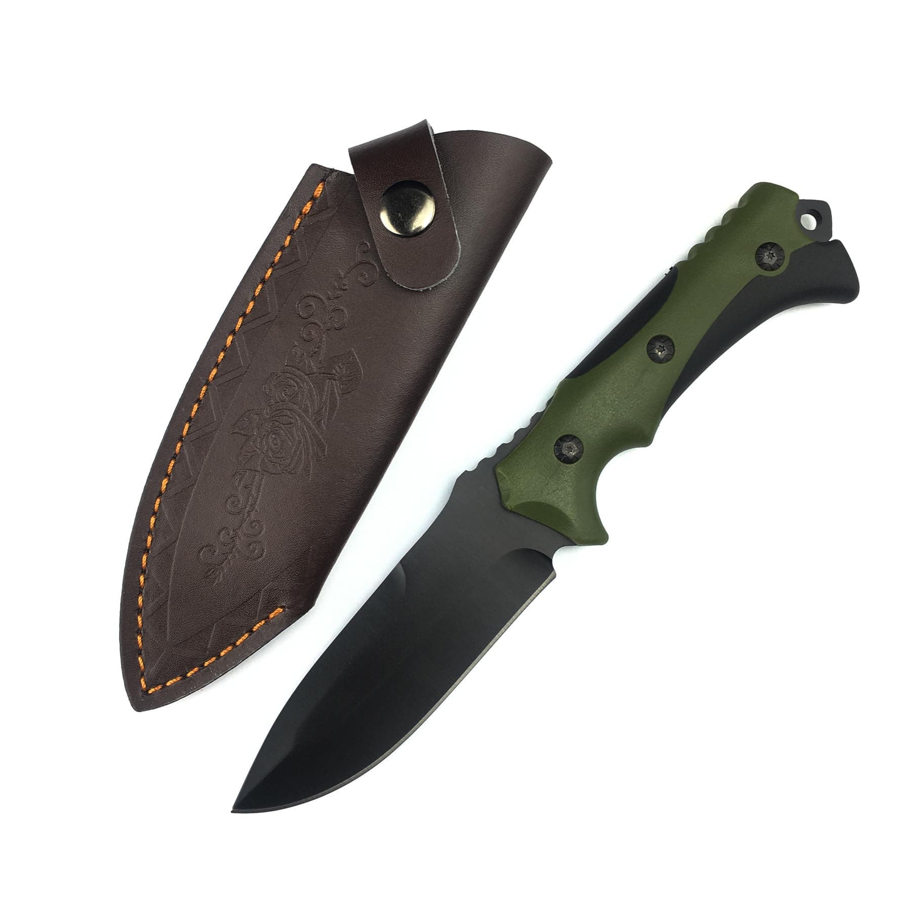 Survival Tactical Knife: 9.4 Fixed Blade for Camping, Hunting
