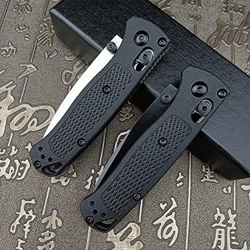 Axis Lock Mini EDC Knife, 8Cr13MoV 2.7" Blade, White Grivory Handle (Thumb Open)