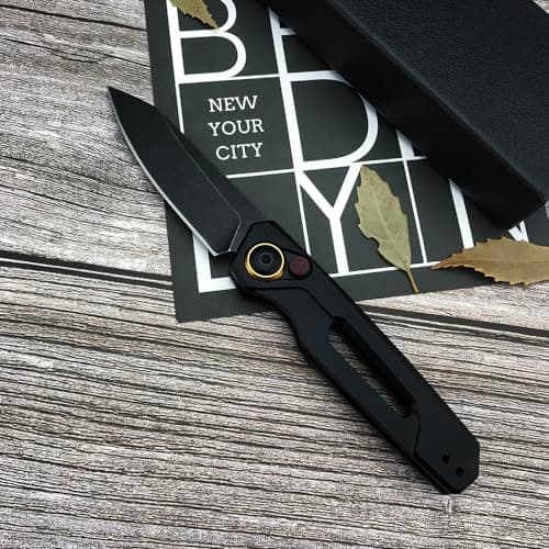 EDC SpeedSafe Assisted Opening Push Button Lock Pocket Knife for Outdoor Multifunctional Use