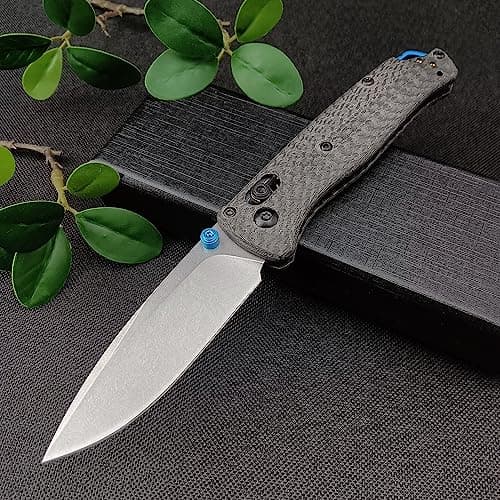 Thumb Open EDC Folding Knife, S30V 2.7'' Blade, Carbon Fiber Handle, Gift for Men