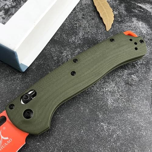 Compact Folding Pocket Knife for Outdoor, Camping (Green)