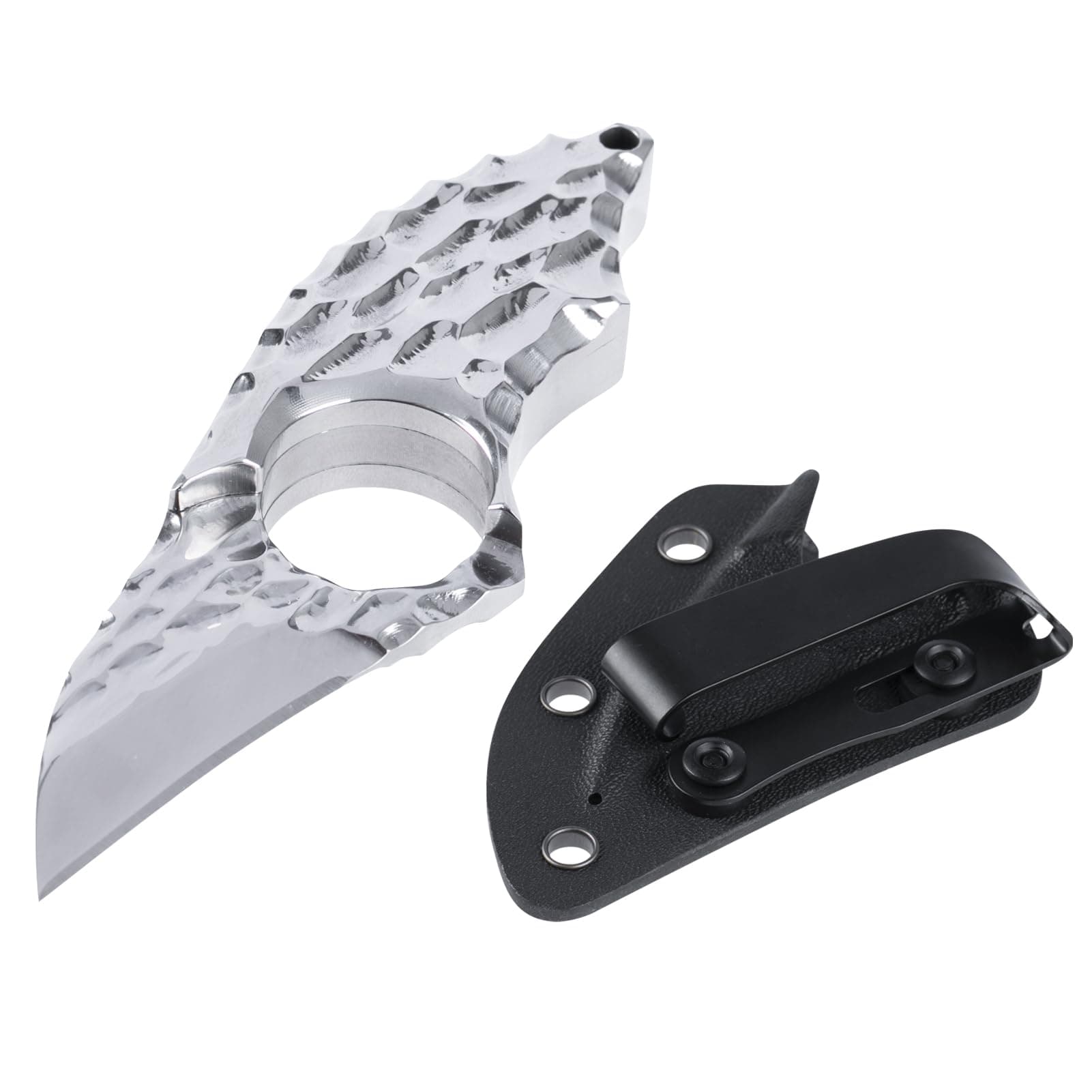 Men's Small Full Tang Belt Knife, Kydex Sheath, Outdoor EDC Gift