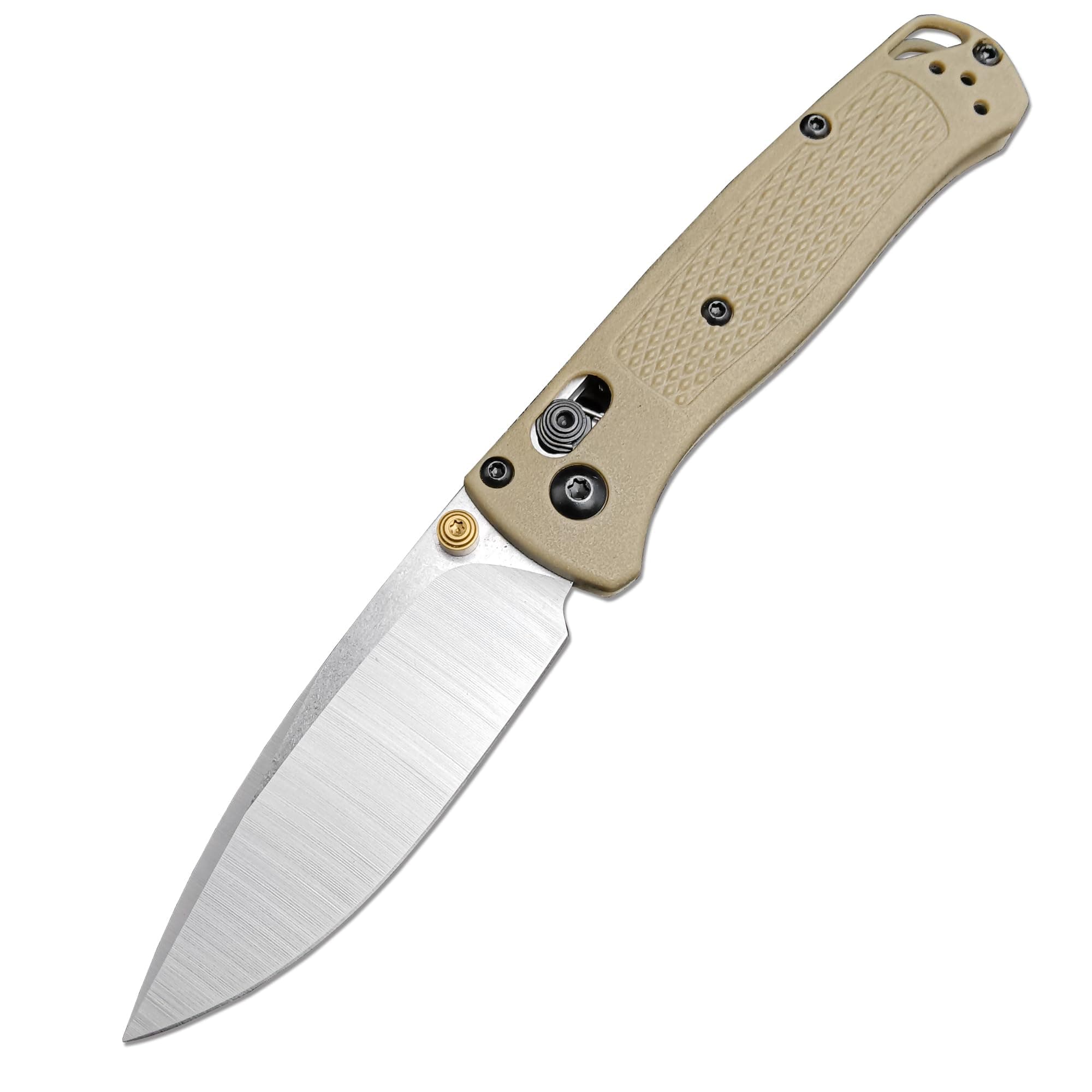 HUAAO Mini Bugout Knife, 440C Blade, Glass Reinforced Nylon Handle
