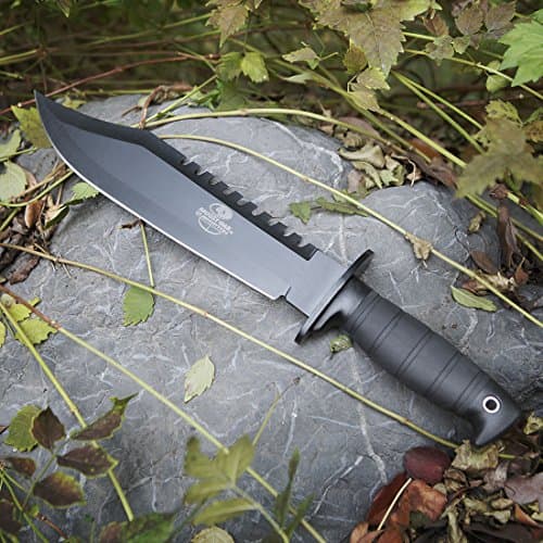 Mossy Oak 15-inch Survival Bowie & Folding Hunting Knife, Sheath Included, Tactical Knife for Camping, Hunting, Outdoor