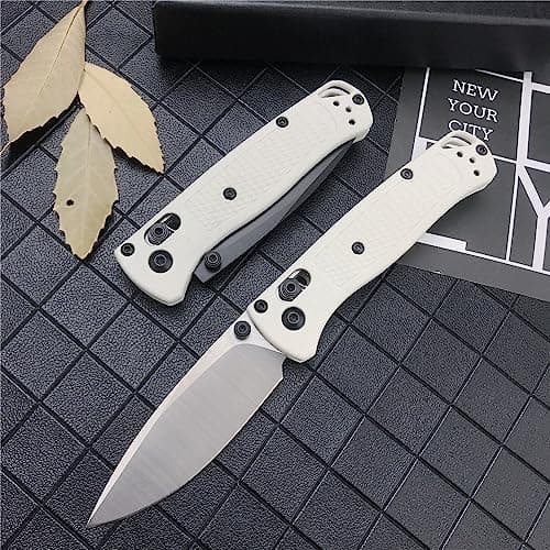 Mini Bugout EDC Pocket Knife - Black Blade, Belt Clip, Axis Lock