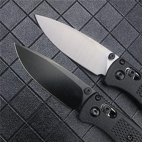 Mini Bugout EDC Pocket Knife - Black Blade, Belt Clip, Axis Lock