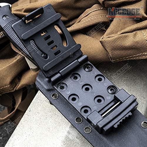 Tactical Survival Knife with Kydex Sheath and G10 Handle