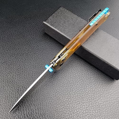 Compact 7.4in Pocket Knife for Men and Women