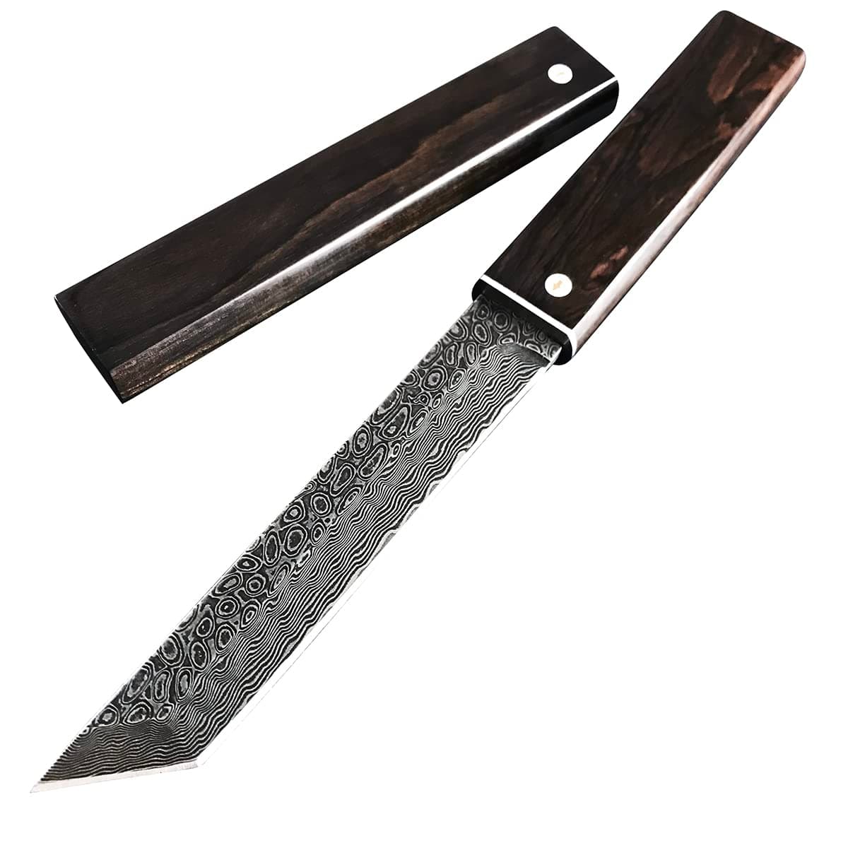 HUAAO 10.3’’ Japanese Style Katana for Camping and Hunting with VG10 Damascus Steel Blade and Ebony Handle
| HUAAO 10.3’’ Japanese Style Katana Ideal for Tactical Army and Survival with Fixed Blade
| HUAAO 10.3’’ Japanese Style Katana Perfect for Ca