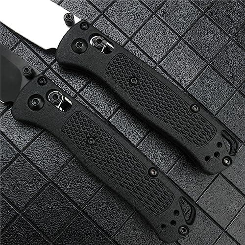 Mini Bugout EDC Pocket Knife - Black Blade, Belt Clip, Axis Lock