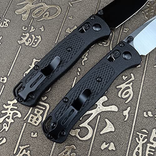 Axis Lock Mini EDC Knife, 8Cr13MoV 2.7" Blade, White Grivory Handle (Thumb Open)
