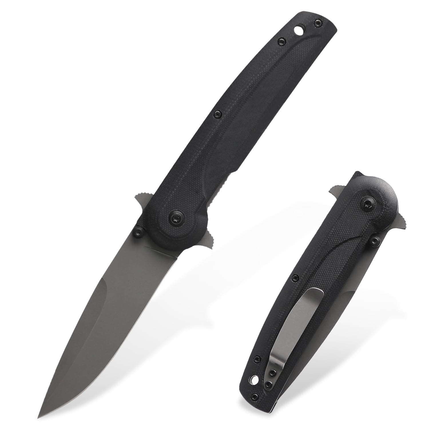 D2 Steel Multifunctional Pocket Knife for Men, Edc, Outdoor, Camping