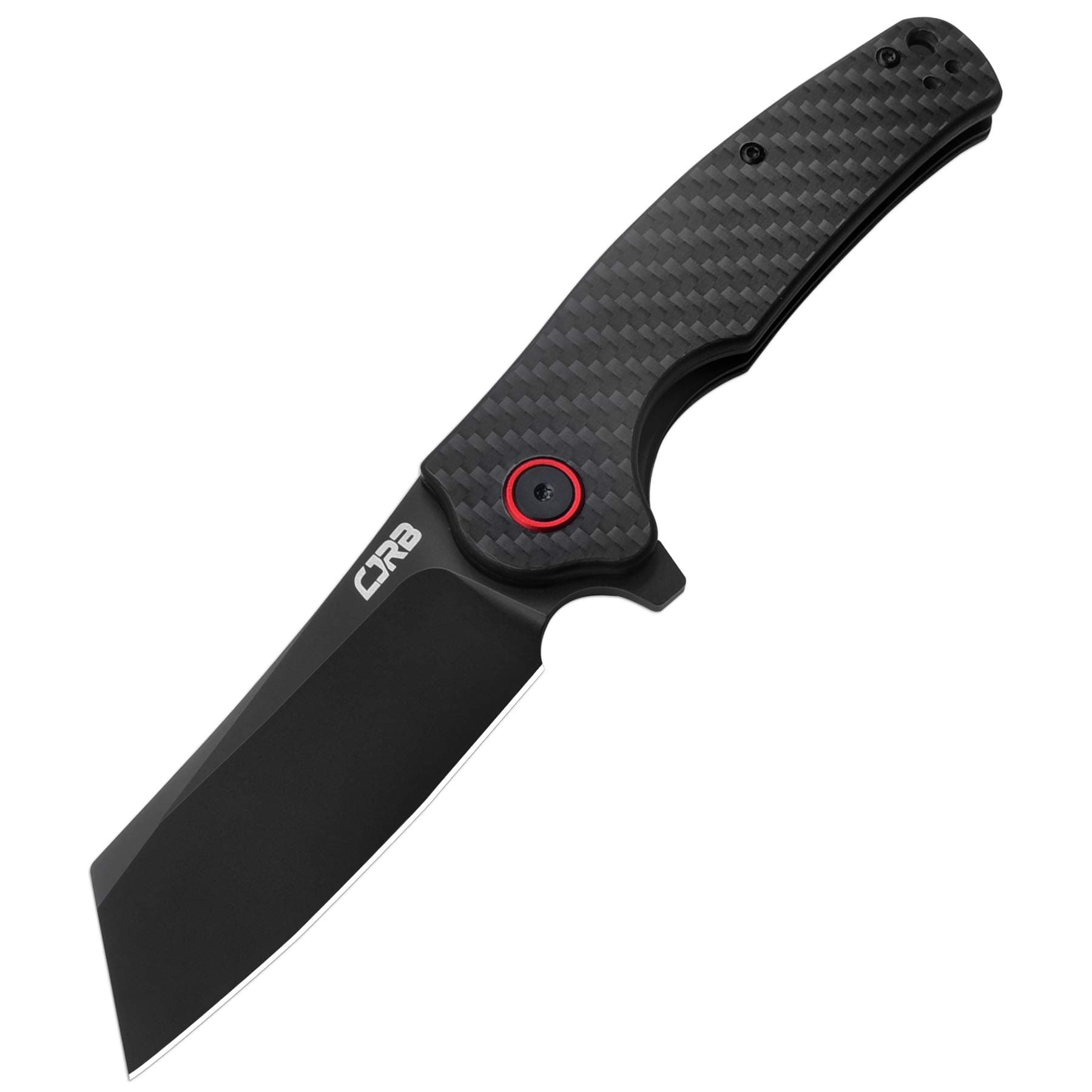 CJRB Carbon Fiber Blade Folding Knife, 3.43" AR-RPM9 Steel, Black (J1904)
