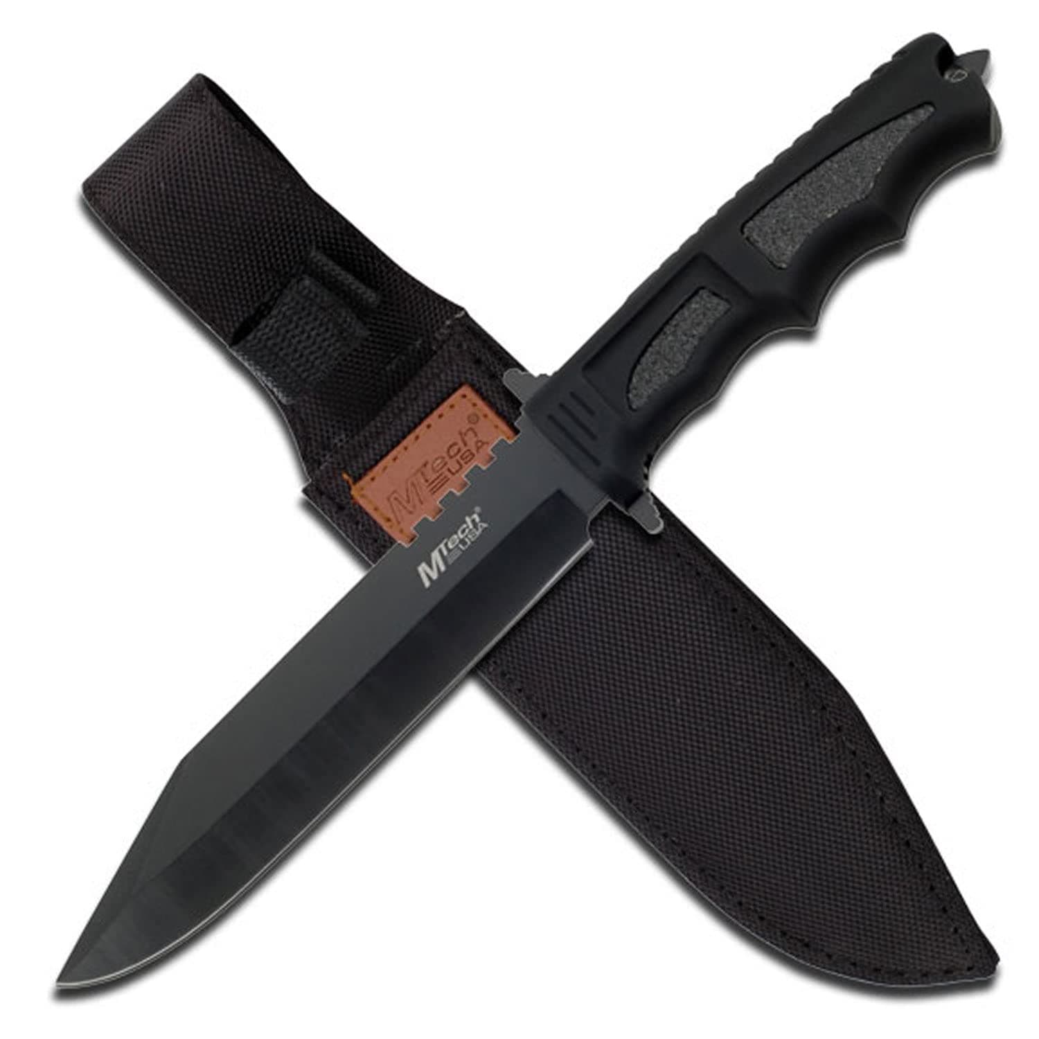 MTECH USA MT-086 Black Fixed Blade Hunting Knife