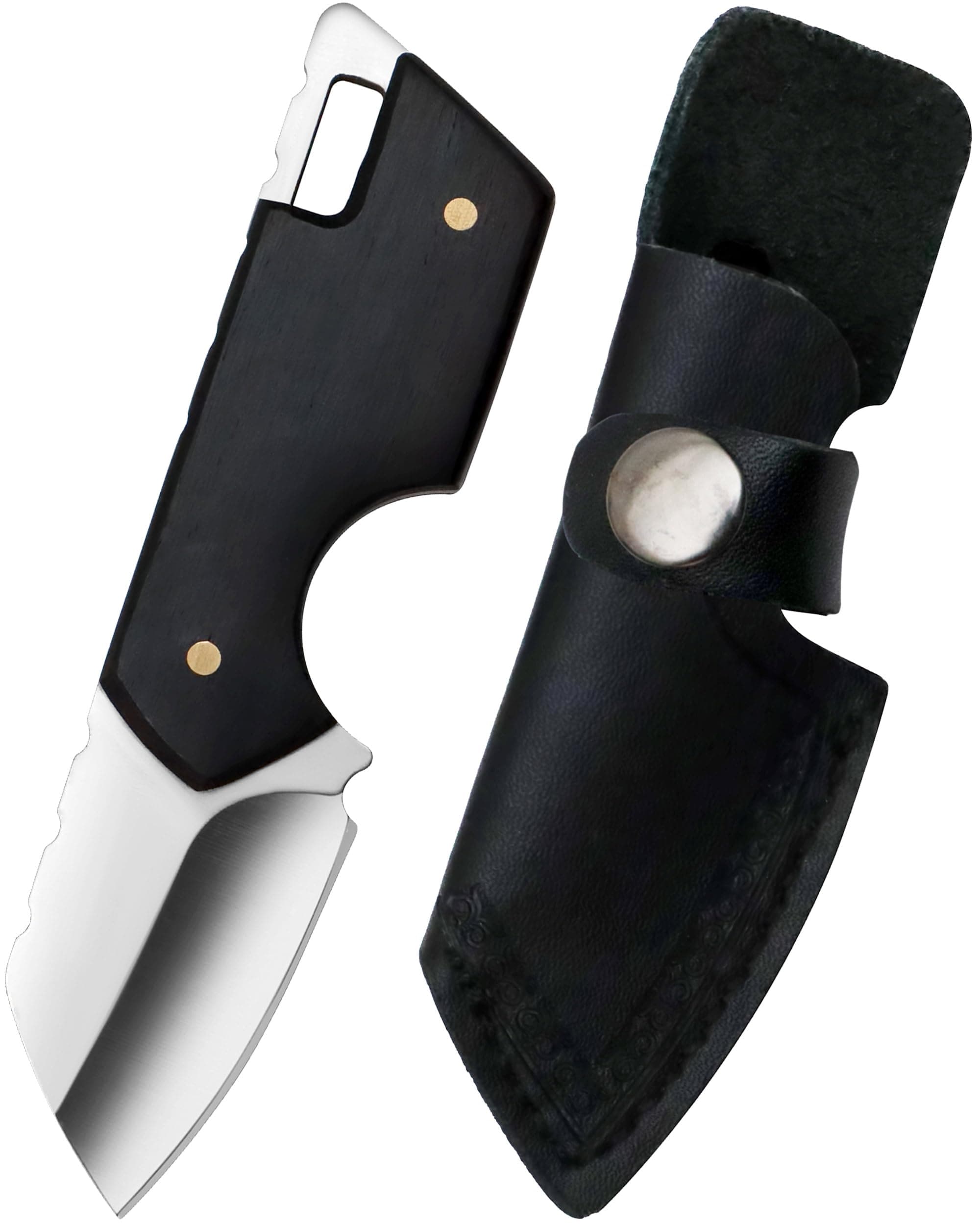 outROAR Gear Stubby Fixed Blade Knife - Heavy-Duty Tactical Pocketknife