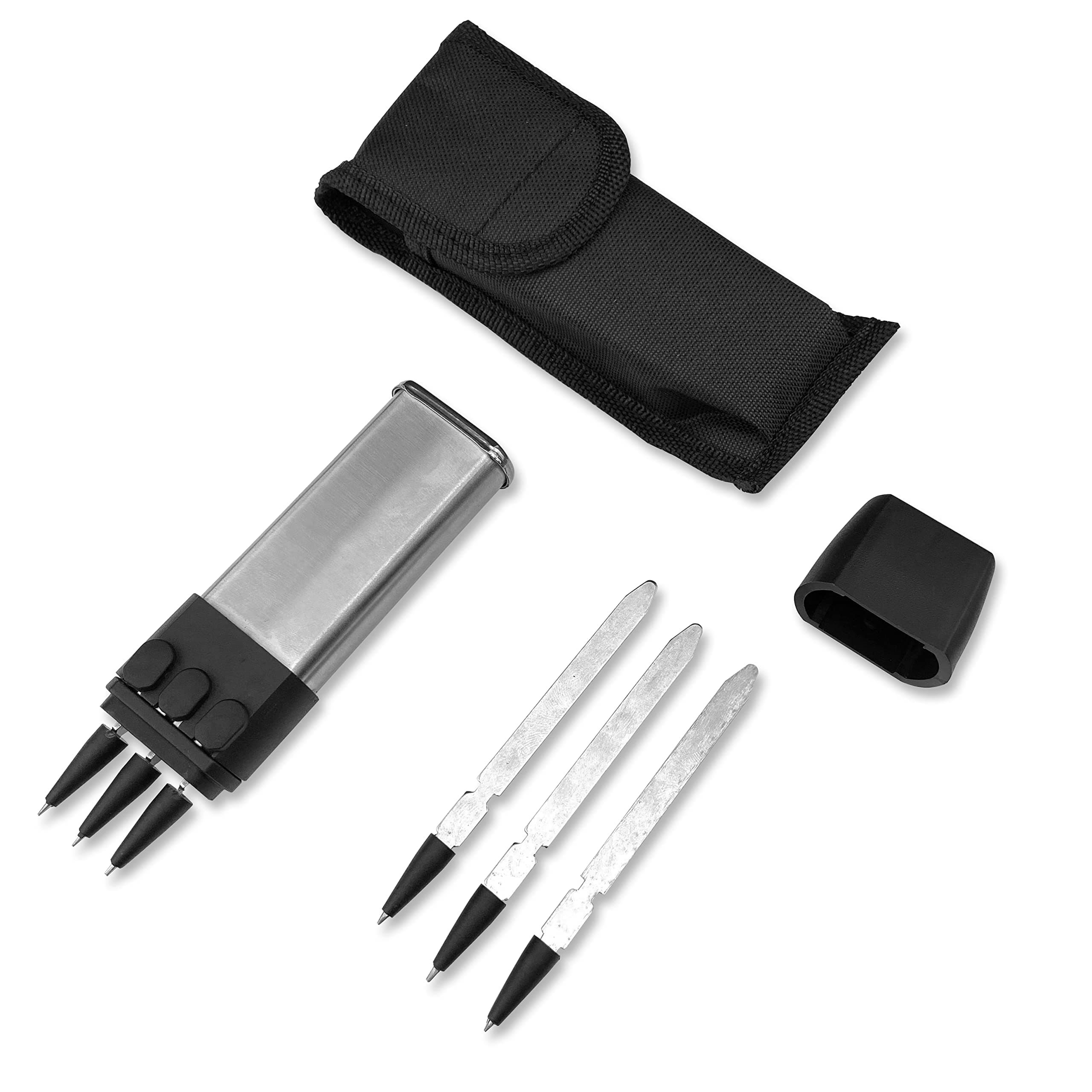 HUAAO Stainless Steel Ballistic Dart Launcher for Accurate 16ft Shooting