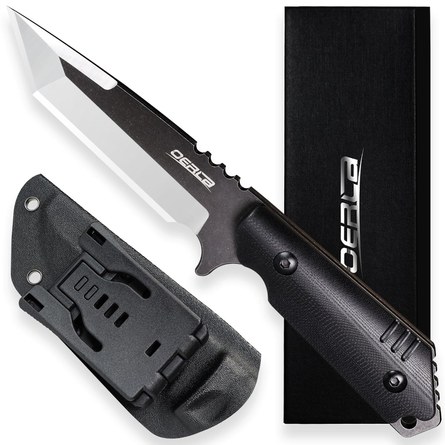 OERLA OLX-004 Tactical Survival Knife with Kydex Sheath