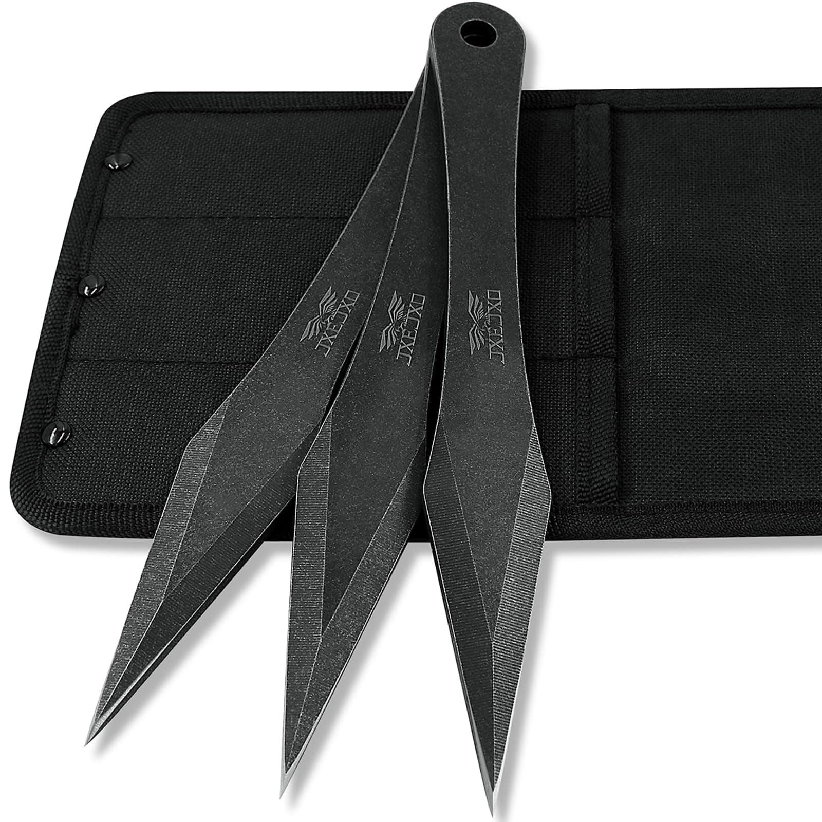 JXE JXO 9.4" Stainless Steel Spinning Spikes with Nylon Sheath