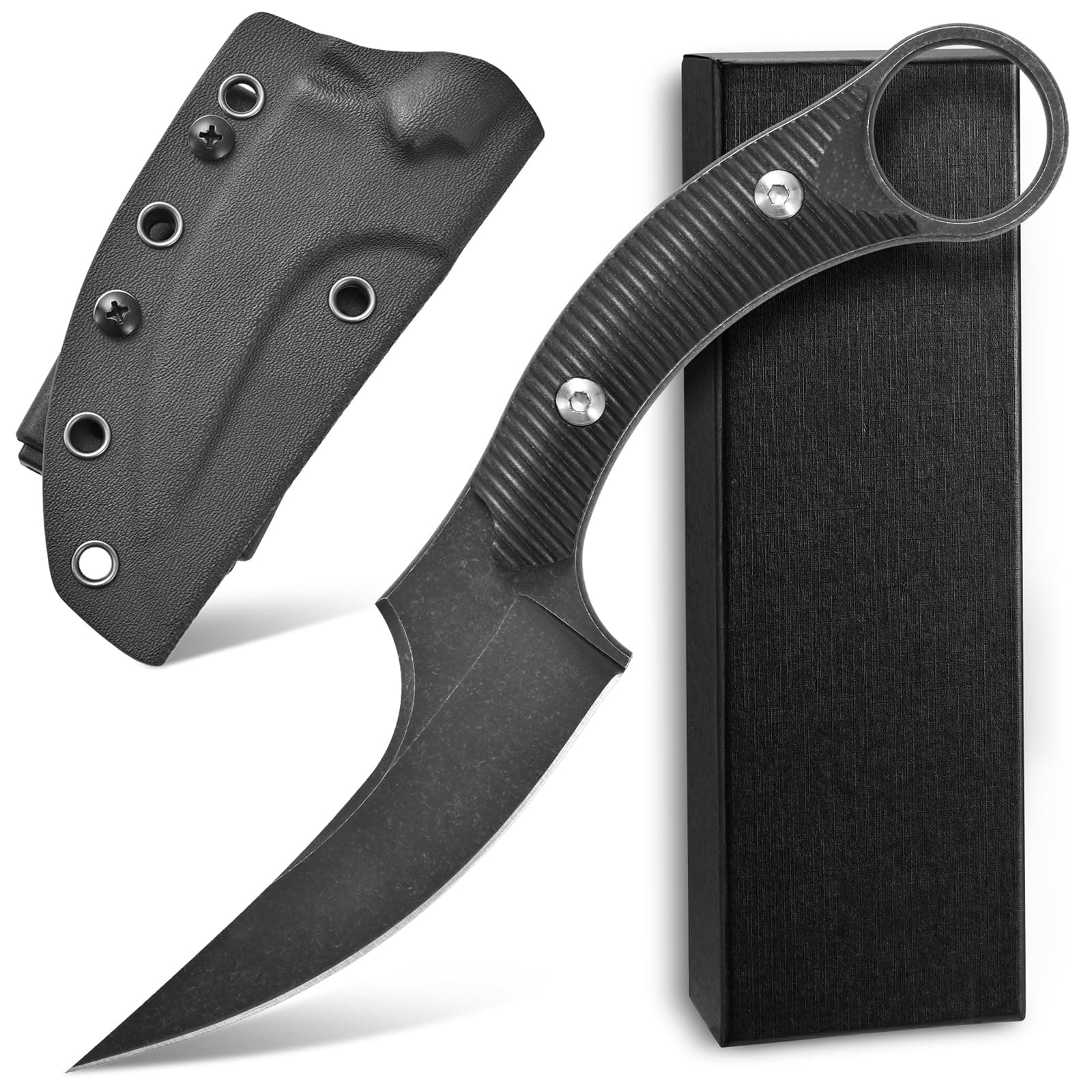 Ccanku C1490 8 Inch D2 Steel Claw Knife with G10 Handle