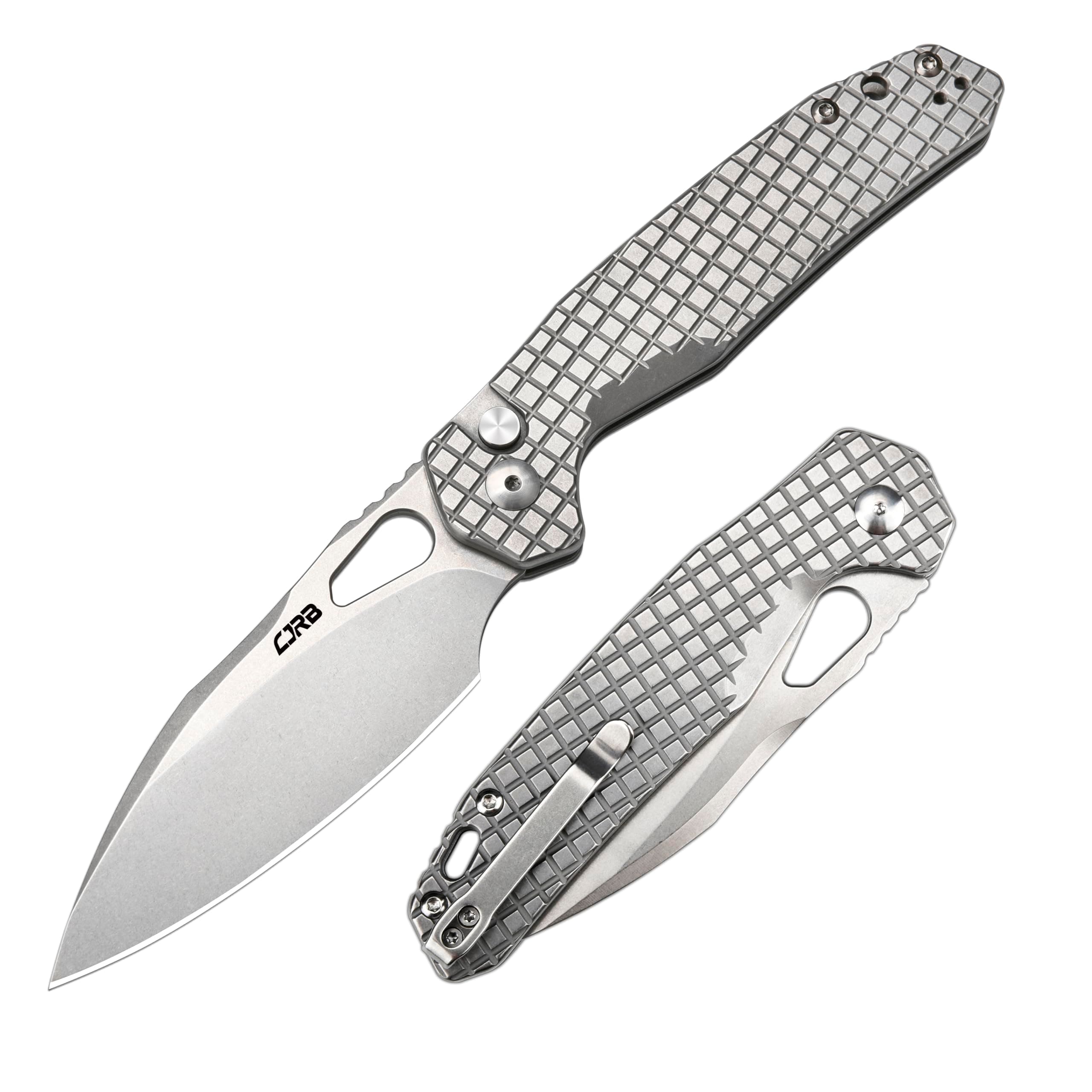 CJRB AR-RPM9 Steel Fracture Folding Knife, Button Lock, EDC, Tactical, Camping Gift (J1931)