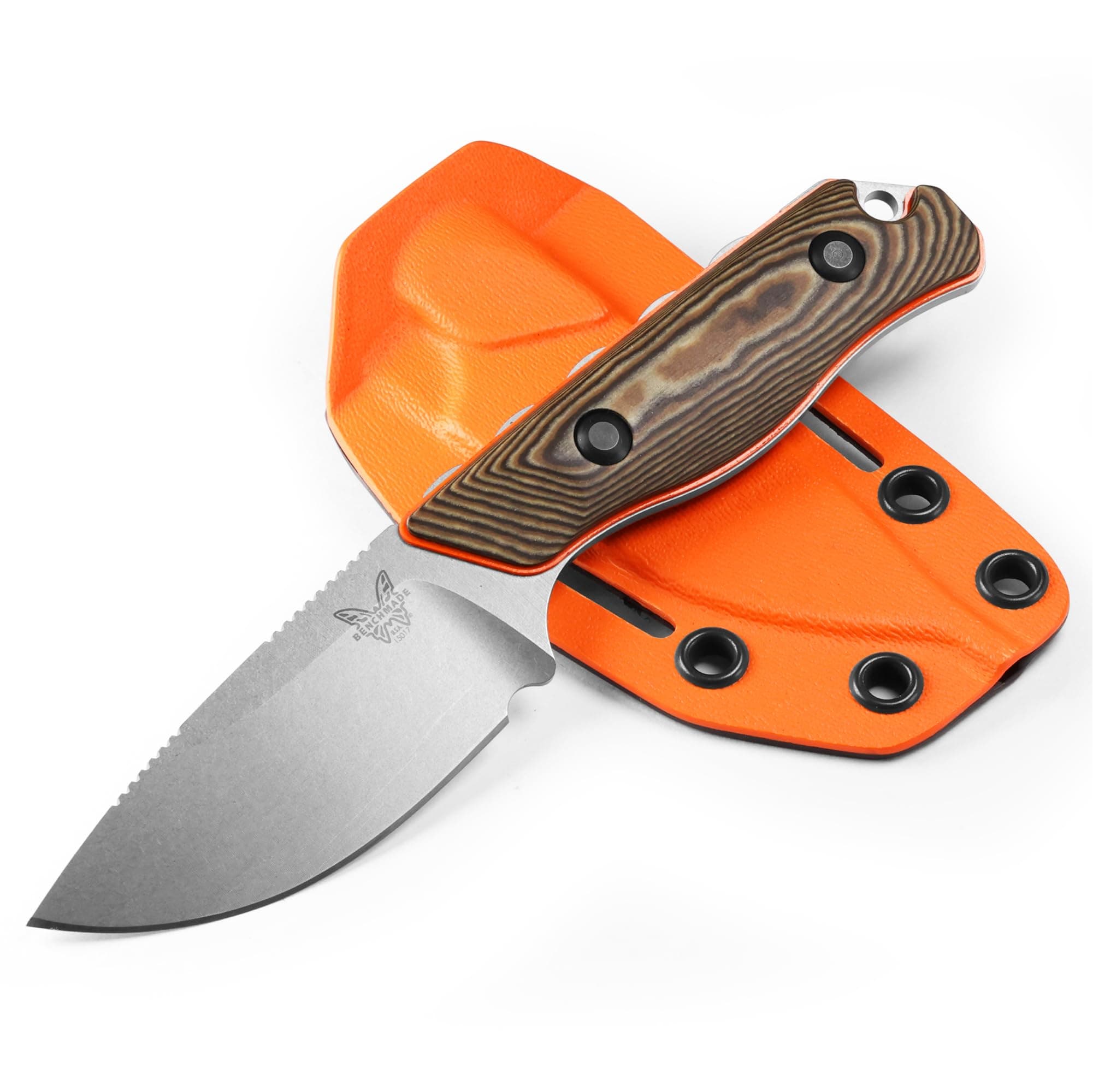 Benchmade Hidden Canyon Hunter 15017-1 Fixed Blade Knife Orange G10 Handle